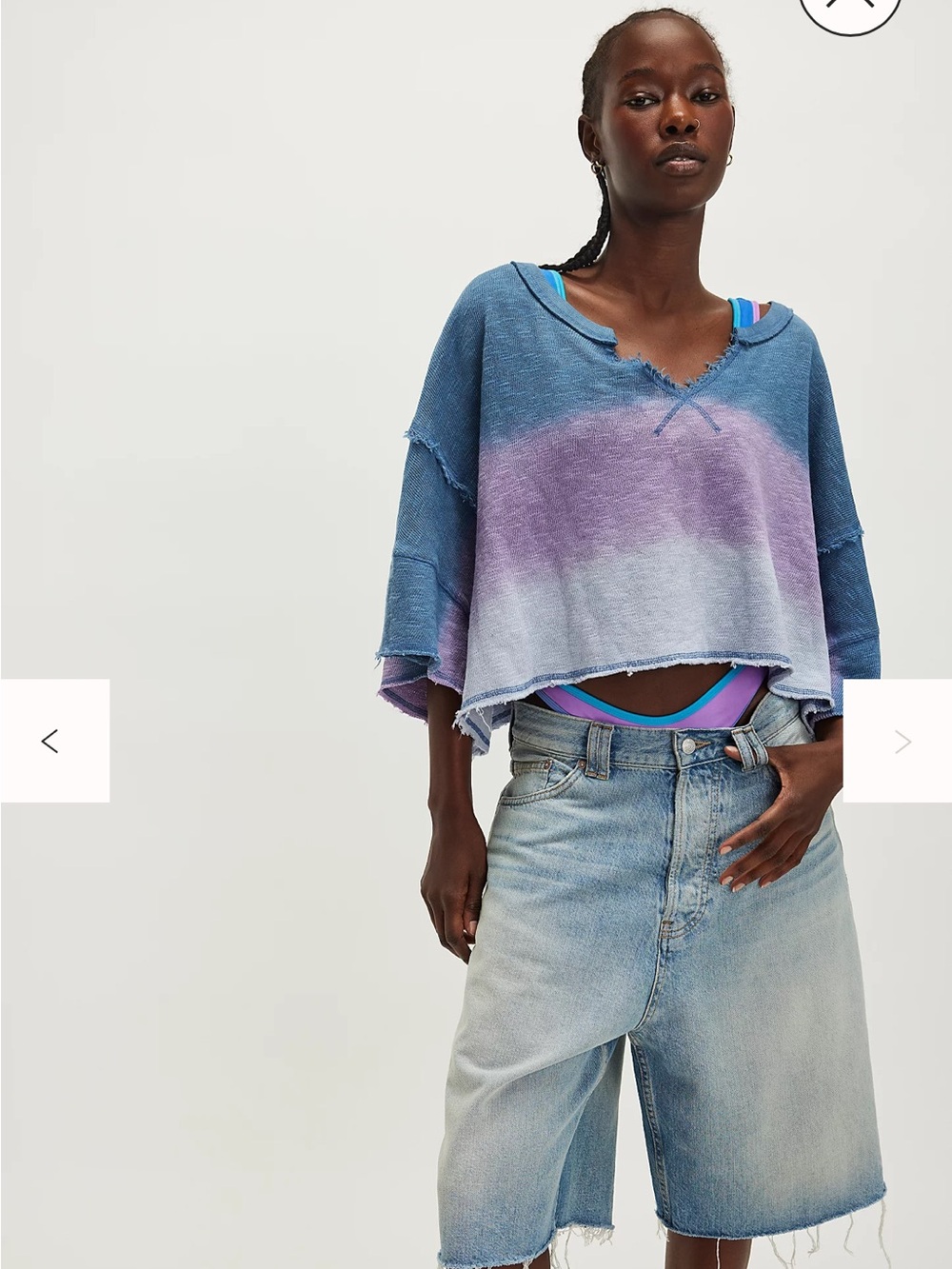 free people we the free after midnight washed tee NWOT